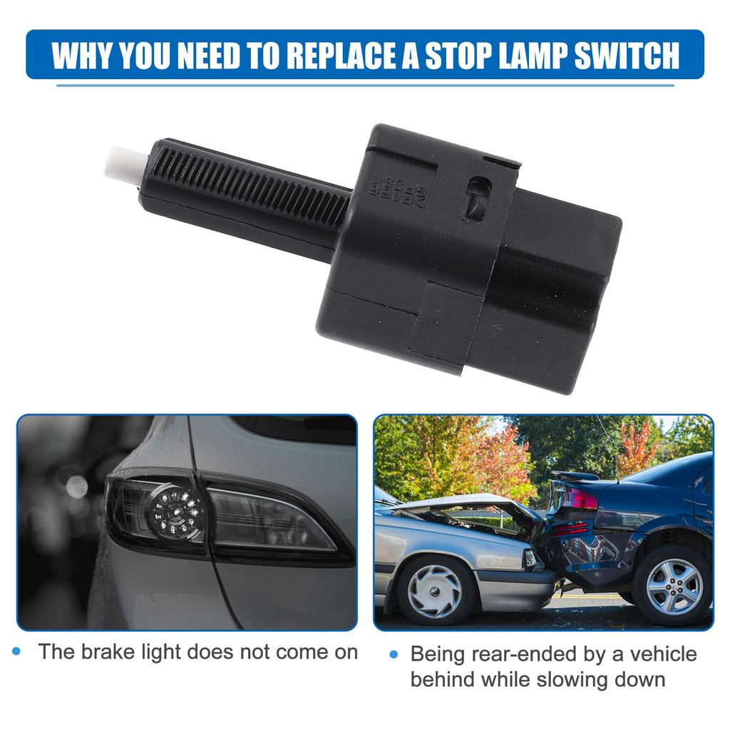 uxcell 25320-AX00C Stop Lamp Switch Compatible with Nis San Altima 2007-2010 Stoplight Switch Assembly Replacement