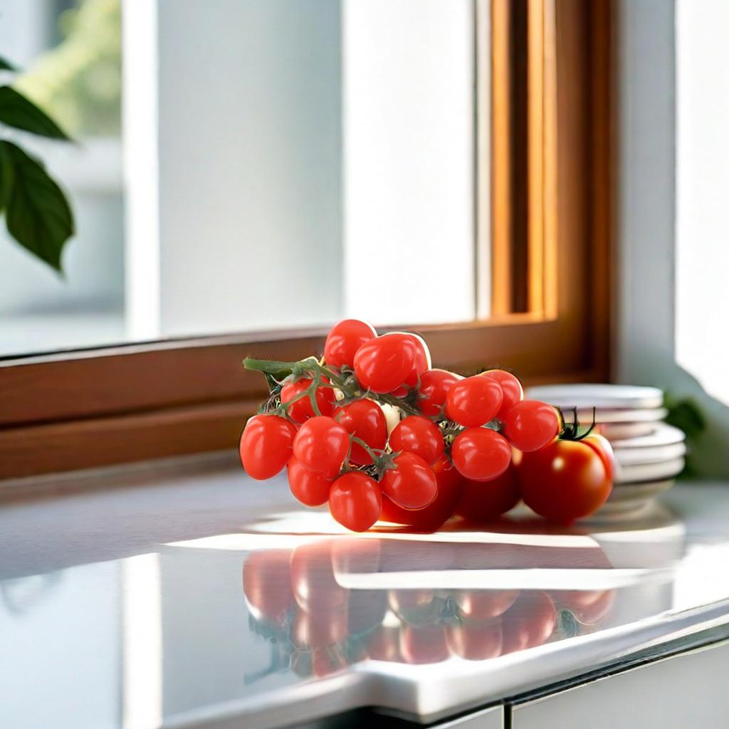 High Quality Imitation Tomato Bunch with Realistic Touch 19cm Fruit Vegetable