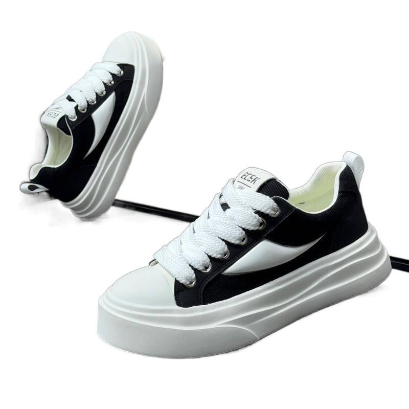 Herrenschuhe 2025 neu Sommer atmungsaktiv Koreanische Version trendig vielseitig dicksohlig niedrig geschnitten Sport Herren Freizeitschuhe atmungsaktiv