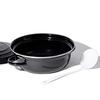 Pearl Metal Enamel Tabletop Pot, 20cm, Induction Compatible, Limited Edition, All Black, BLKP, AZ-5060