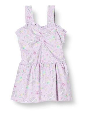 Kids Foret One-Piece Swimsuit, 23KF Unicorn Open Back Swimsuit, RA 100, Girls, Lavender