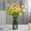 5 Branches of 25 Small Daisies Artificial Flower Chamomile Hollandaise Plastic Fake Flower Silk Flower Home Decoration Ornament Flower