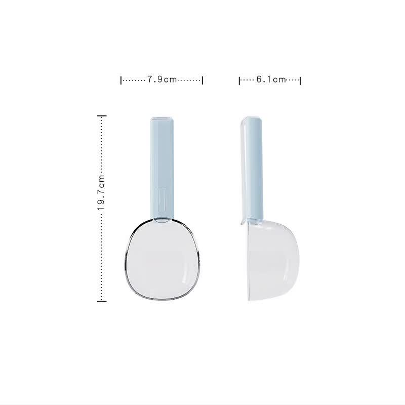 

Multifunctional Kitchen Plastic Rice Scoop and Sealing Clip