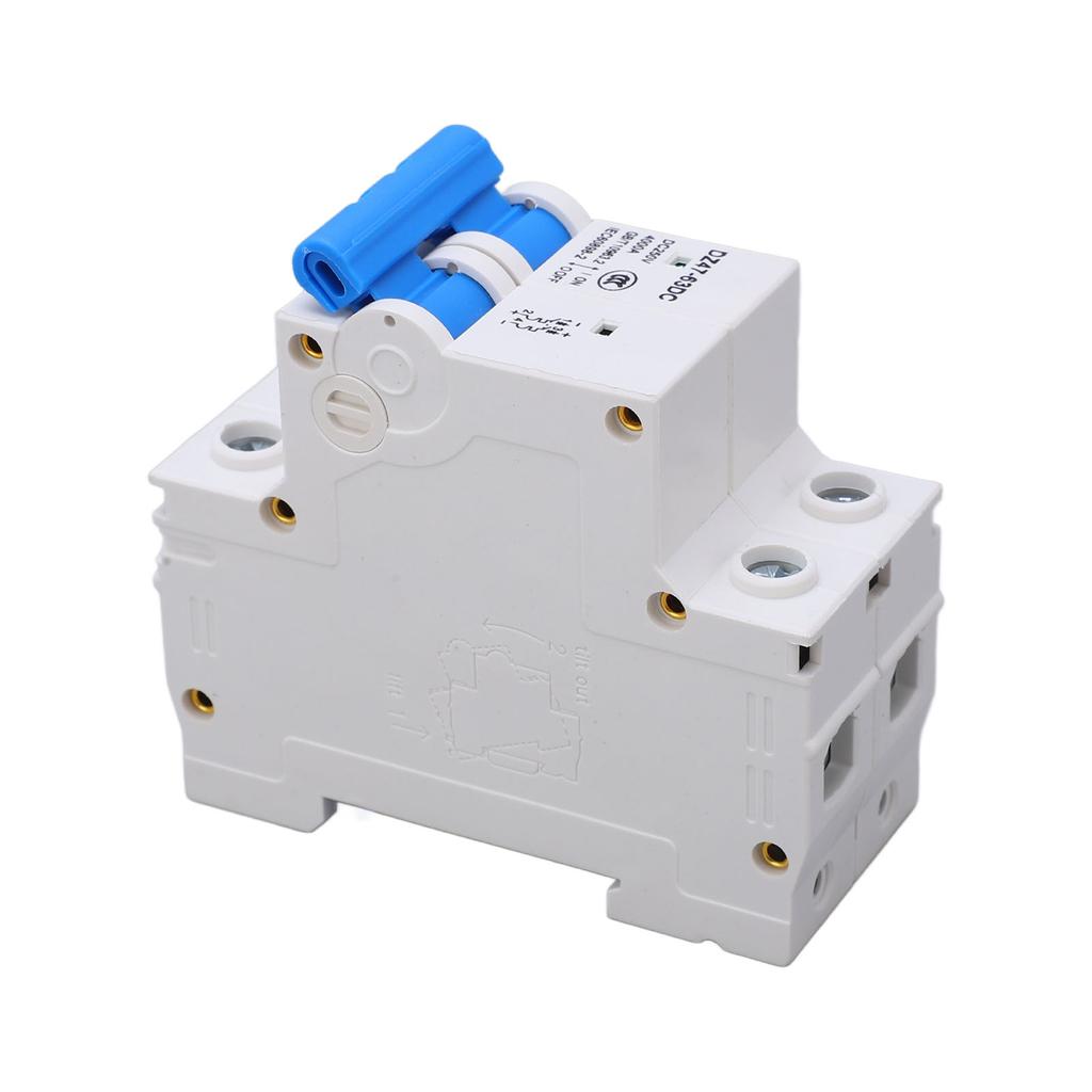 Photovoltaic DC Circuit Breaker 2P 4KA Segmentation Capability Flame Retardant PV Miniature Air Circuit Breaker DC250V