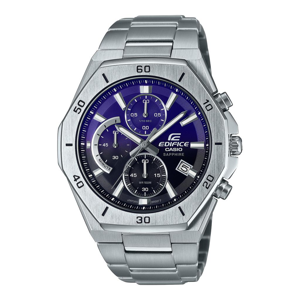 Casio Men's Stainless Steel 100M Water Resistant Analog Quartz Watch EFB-680D-2AV