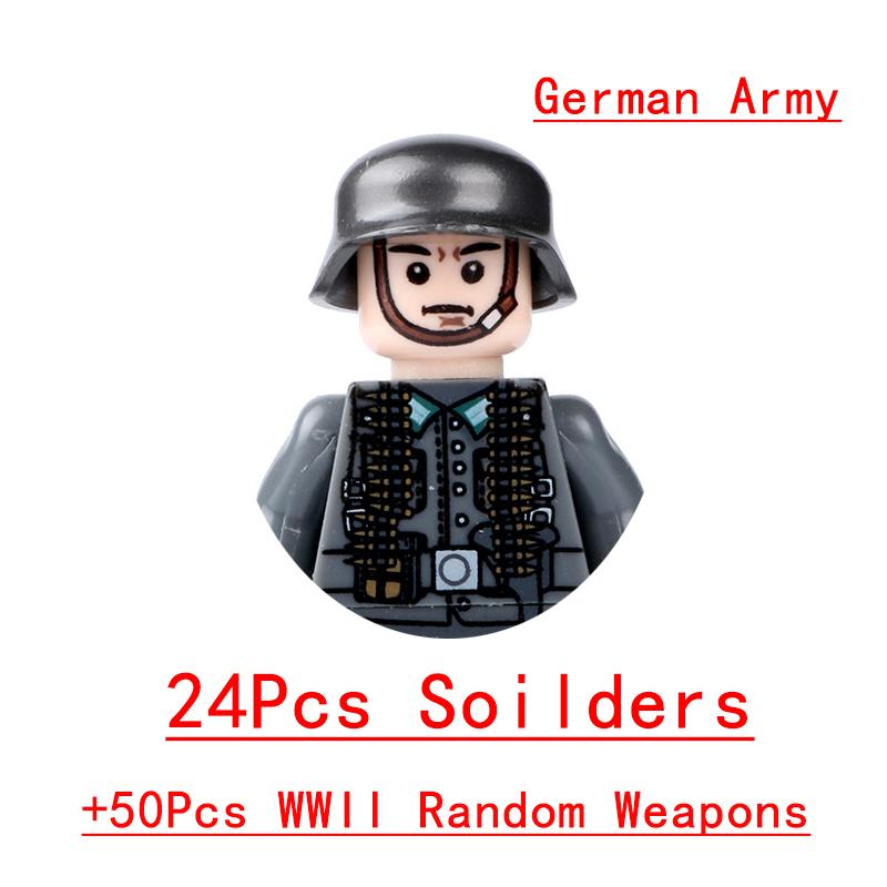 Non-Toxic Wwii Military North African Campaign Wheeled Armored Vehicle Tank Cannon Soldier Figures Building Blocks Weapon Truck Army Toy