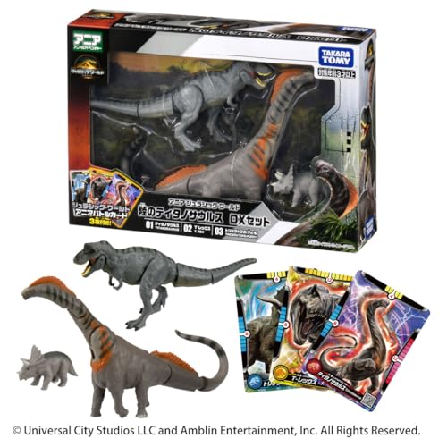 Takara Tomy Ania Jurassic World Titanosaurus DX Set - Animal Dinosaur Toy (Ages 3+)