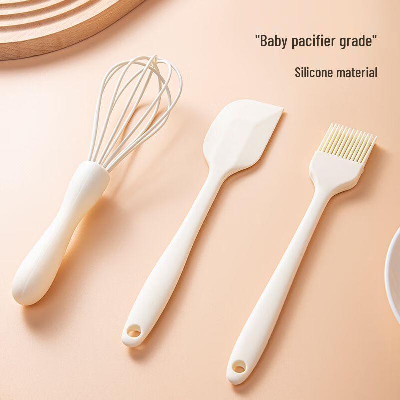 3-Piece Food Grade Silicone Baking Utensil Set