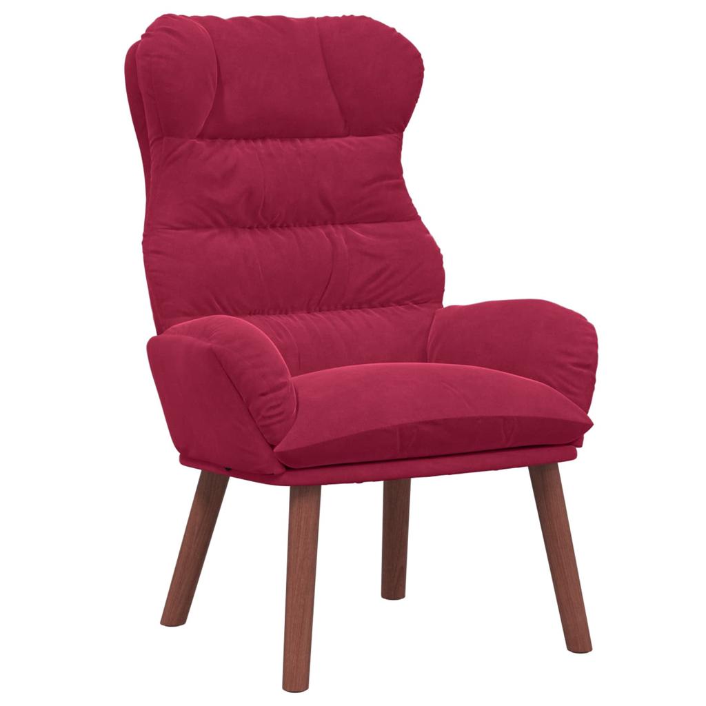 Armchair Burgundy 69 x 74 x 93 cm Velvet