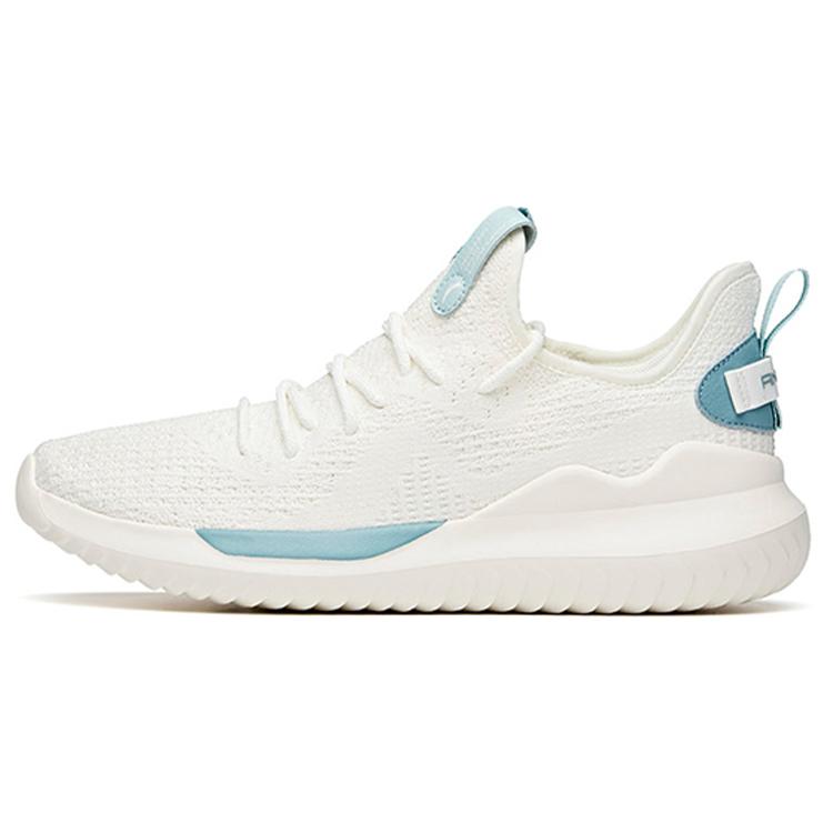

Anta Fabric Cushioning Slip Resistant Abrasion Resistant Breathable Low top Casual Shoes Men s White Blue Green 912128830-3 40