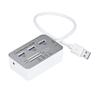 New Many-In-1 3 Ports USB 3.0 HUB MS SD M2 TF Memory Card Reader Adapter Box