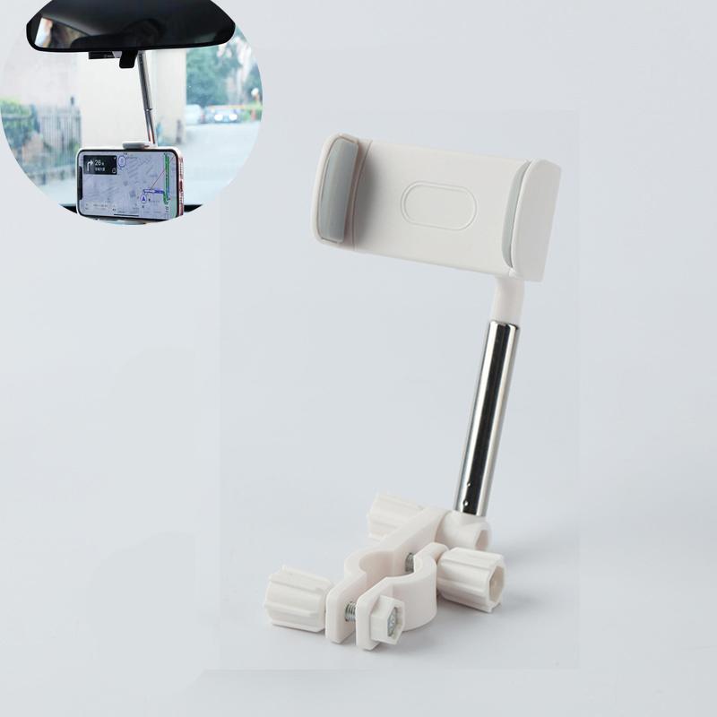360 ° rearview mirror car phone holder and GPS holder swivel universal adjustable telescopic car phone holder car