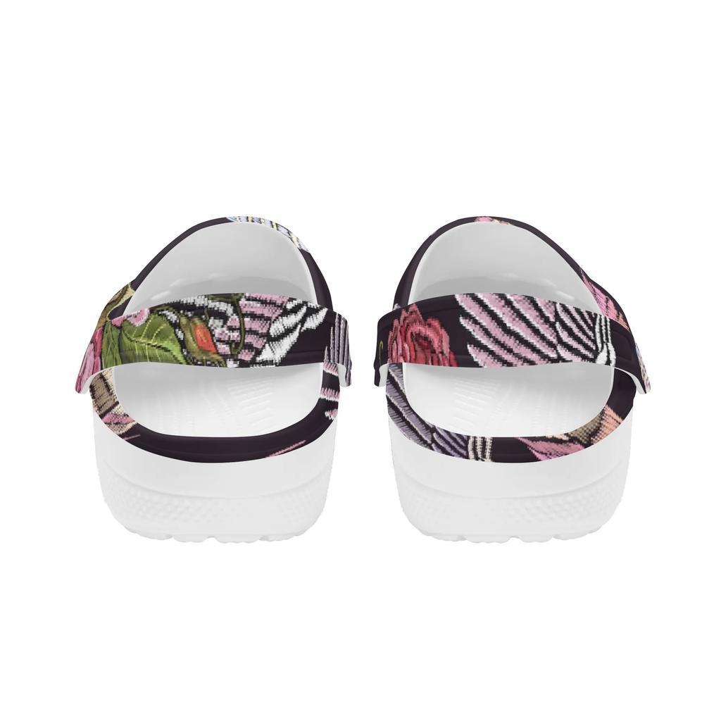 Graphic Printed EVA Clogs Women Men Lightweight Breathable Slip On Casual Shoes Soft Sole Summer Sandals Daily Comfort Wear