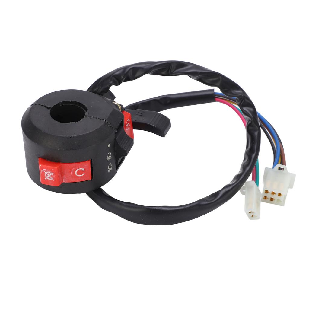 7wires 22mm Left Side Handlebar Kill Start Light Switch Choke Lever for PIT PRO Trail Dirt Quad Bike ATV