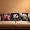 M-Murders D-Drones Anime L-Laple Pillow Case Plush Pillow Cases Home Decoration Pillow Cover for Sofa Bed Chair Living Room