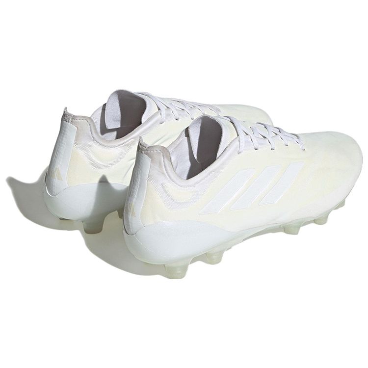 Adidas Copa Pure.1 Laced AG HG Shock Absorbing Anti-Slip Durable Football Shoes Men Football Shoes White ID4297