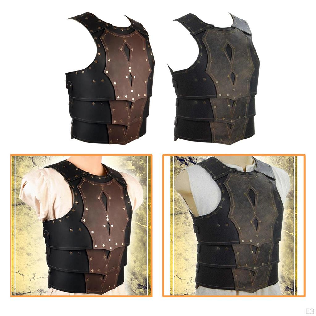 Medieval , Adjustable Vest for Adults, Ideal Masquerade Parties.
