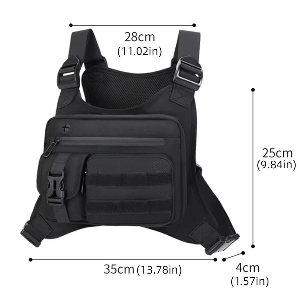 Multi-functional Multi-functional Chest Bag Adjustable Running Vest Bag Outdoor Chest Bag Cycling