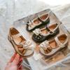 Spring Girl Shoes New Fashion Versatile Kid Shoes Comfort Soft Sole Anti Slip Princess Shoe Exquisite Elegant Cute Leather Shoe