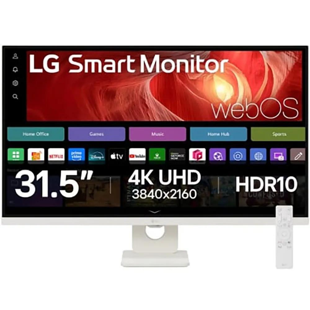 LG 32u721sa-w Smart Monitor 4K UHD 31,5 Zoll Weiß weiß