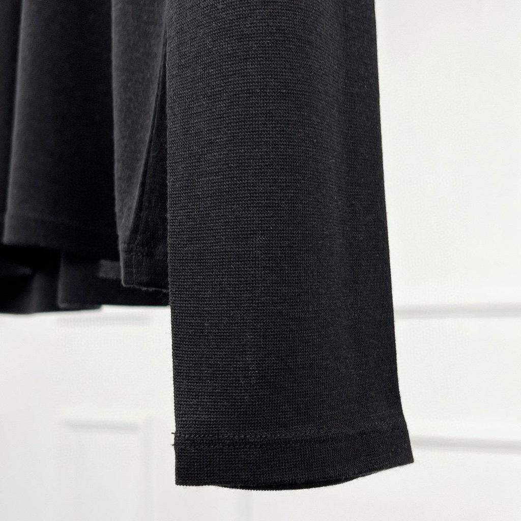 [UpperClass Series] Women's Tencel Wool Round Neck Long Sleeve Top