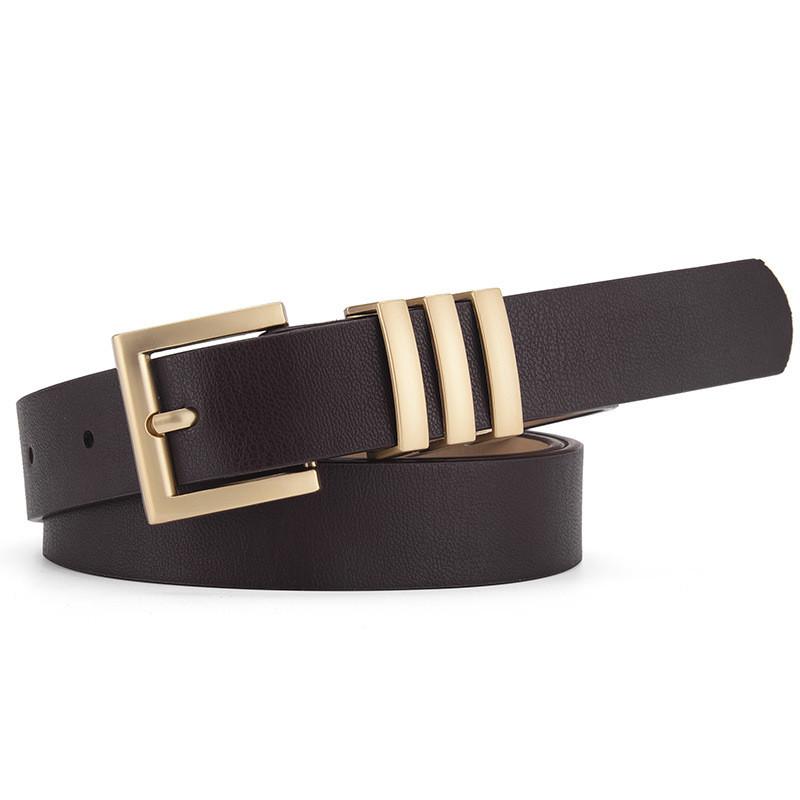 Fashionable Versatile Women's Pu Leather Belt For Chic Denim Dresses In 2023