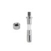 Men Short CB Lock Penis Cage Cock Lock Stainless Steel Chastity Lock Sex Toy Femdom BDSM Cock Ring Ball Stretcher