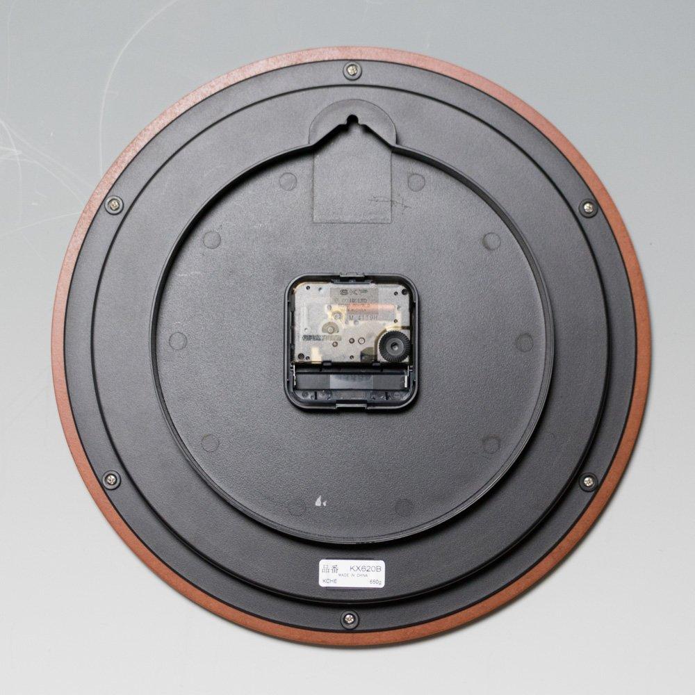 Seiko Clock Zegar Ścienny Analogowy Drewniana Rama Brązowe Drewno KX620B