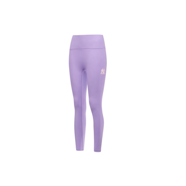 MLB New York Yankees Casual Fitness Sports Long Pants Women bottoms Purple 3FLGC0223-50PPN