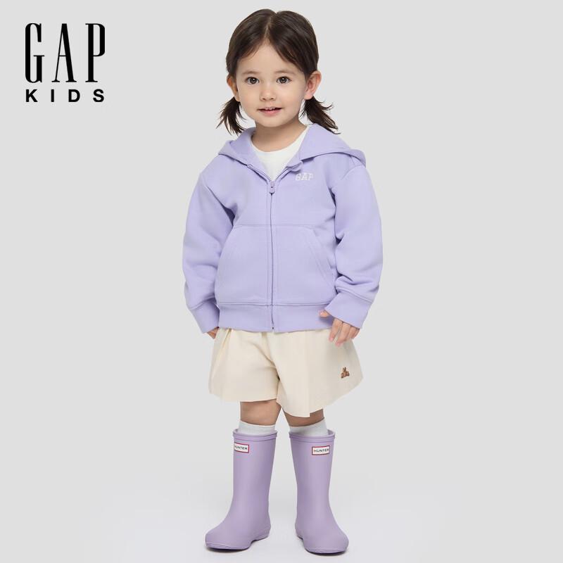 Gap Kids' Logo Fleece Full-Zip Hoodie