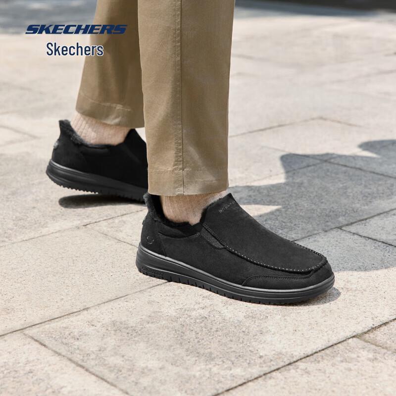 Skechers Men s 205606 Slip-On Low-Top Snow Boots 46