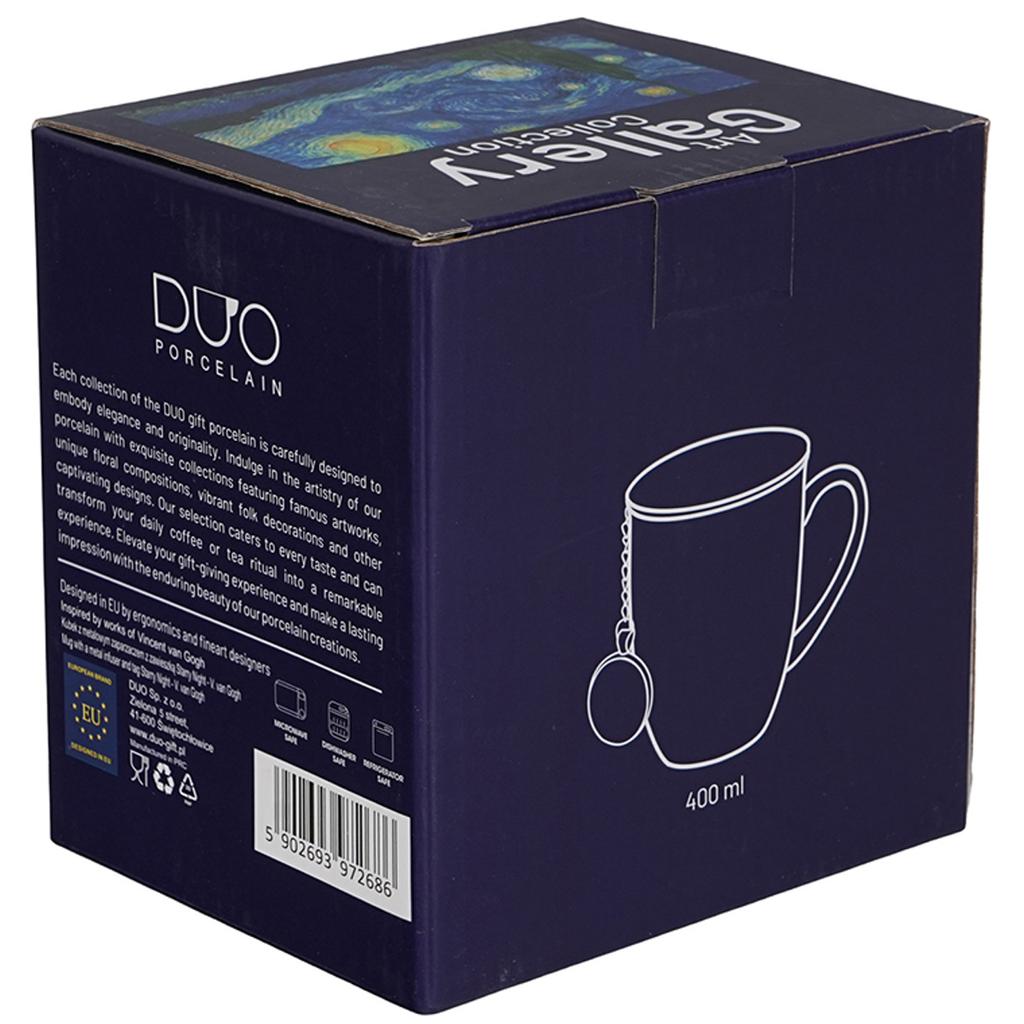 Kubek Z Zaparzaczem I Zawieszka Starry Night Van Gogh 400 Ml