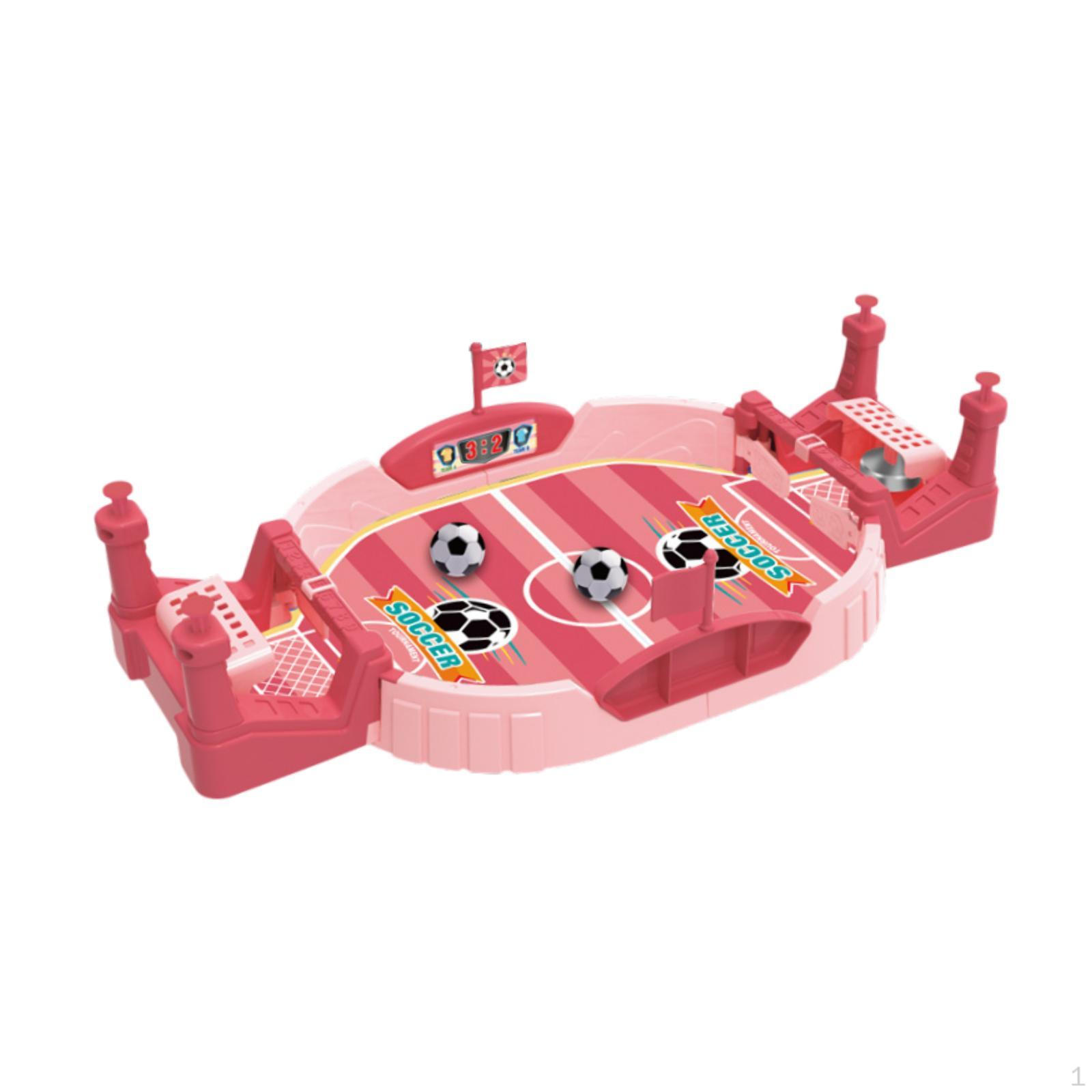 

Soccer Game Interactive Toy Board Desktop Football Small for Dorm Playroom рожевий