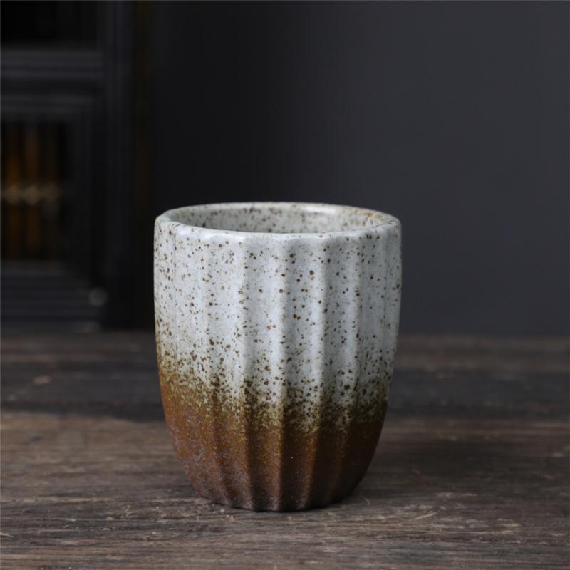 Ceramic Master Cup Kung Fu Teacup Retro Ceramic Cup Outdoor Camping Cup Household Coarse Pottery Tea Cup