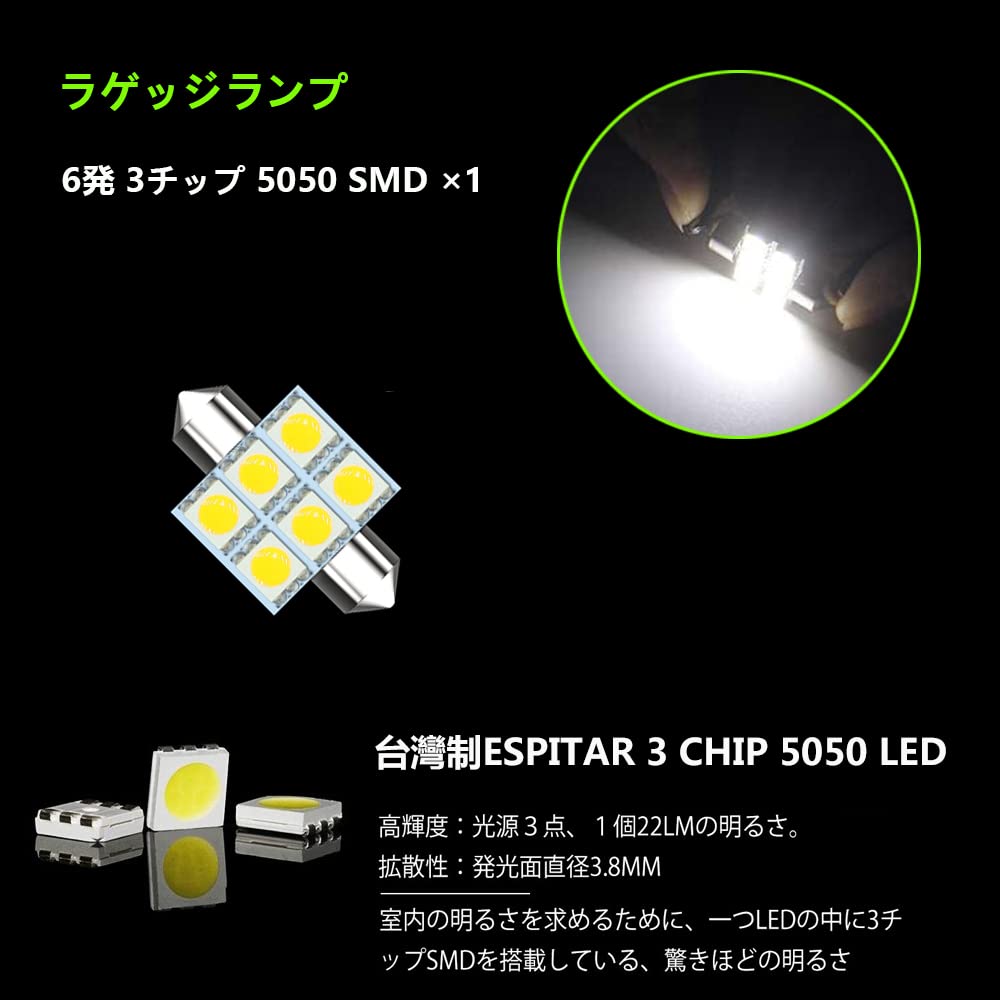 ZXREEK Mazda KF KE LED Interior Super 6000K Designed Specifically for the Atenza Genuine Replacement for the KE Series and Atenza GJ 126 5050 High