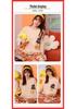 Women's Cute Simple Style Long Sleeve & Pants Imitation Cotton Pajama Set for Spring and Autumn