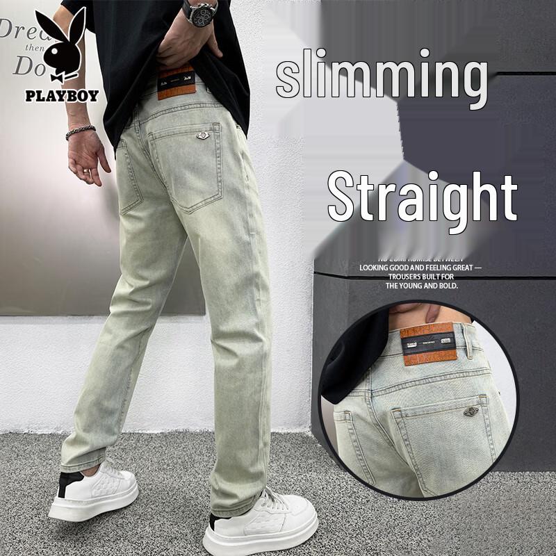 Мужские прямые джинсы Playboy Slim Fit 30