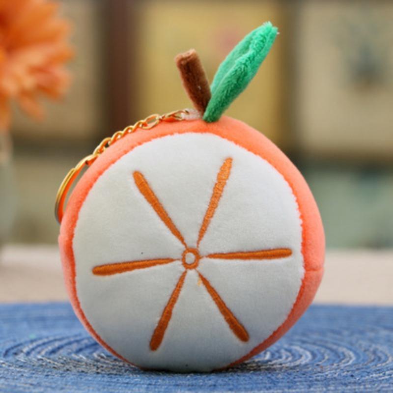 Fruit and Vegetable Plush Pendant Creative Doll Toy Pendant Cute Doll Gift Keychain