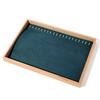 Bamboo Wood Jewelry Display Tray for Rings, Necklaces, Bracelets, and Watches
