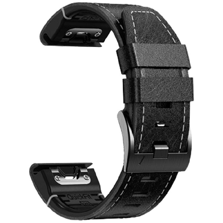 Leather Watch Band 26mm Easy Change Strap Smartwatch Accessories Easyfit Wriststrap Comfortable Wear for Smartwatches