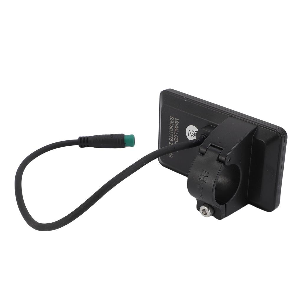 Electric Bike LCD Display 5 Cores Rain Proof Connector Accurate Speed Regulation Electric Scooter Panel Screen