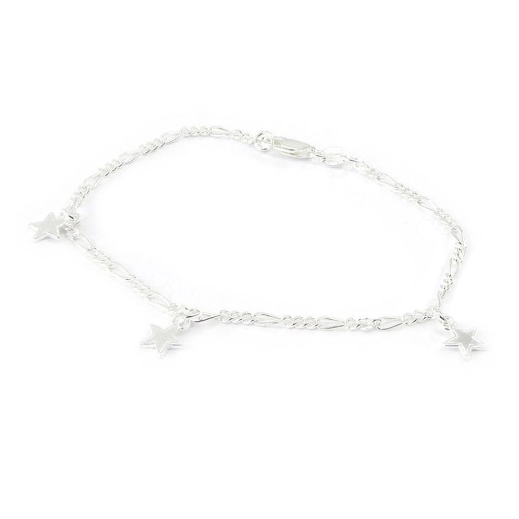 Les Trésors De Lily [C9371] - Silver Bracelet 'Stars'