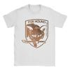 Grupo de Fuerzas Especiales Fox Hound Logo Metal Gear Solid Camiseta Camisetas Hippies Hombre Algodón Cuello Redondo 5XL Ropa Tops de Manga Corta