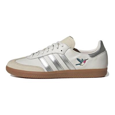 Samba OG Notting Hill Carnival Unisex Sneakers Weiß Kristall-Weiß Silber-Metallic HQ6634