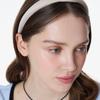 L’OMBRILLANT Satin Beige Hairband