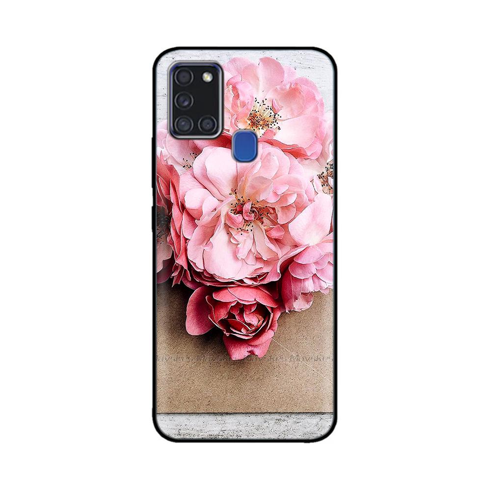 For Samsung A21S Case Silicone Back Protector Phone Soft TPU Bumper Case On For Samsung Galaxy A21s GalaxyA21s A 21s A217 Cover