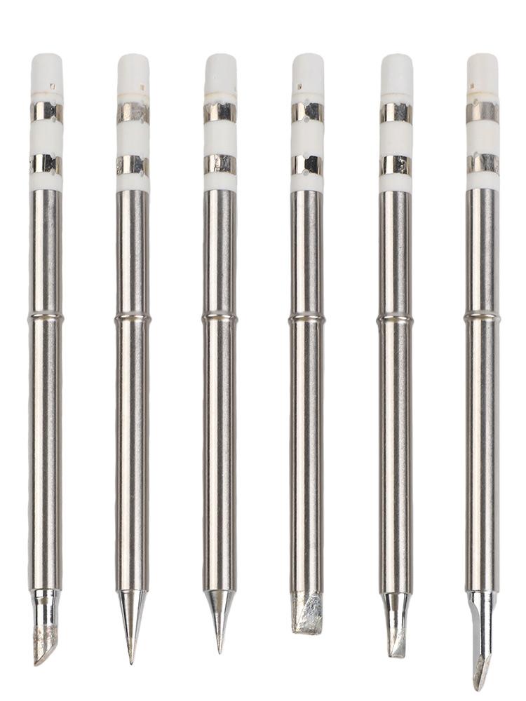 Portable Iron Parts Soldering Tips Set For DIY Soldering Efficient Soldering Accessories Set Replacement Parts