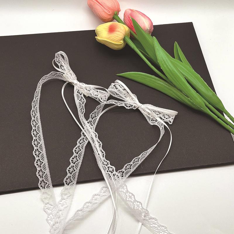 Sweet Fairy Lace Bow Duckbill Hairpin for Girls