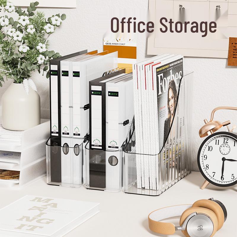 File Office Bookend Clear Organizer