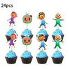 Theme Cartoon Birthday Party Supplies Set With Paper Napkins Cups